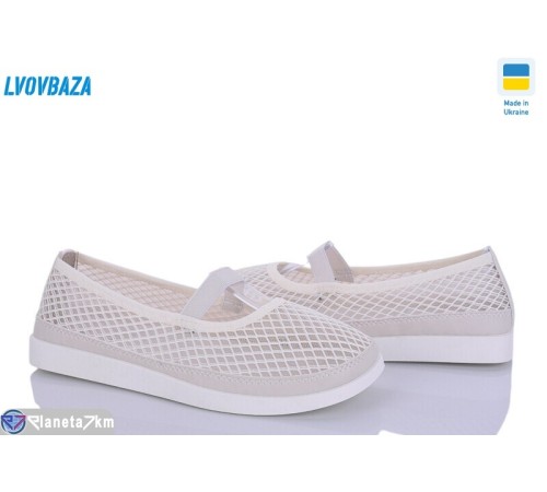 Балетки жіночі на літо (8 пар р.37-42) бежевий  "LEOBAZA"