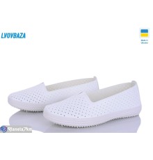 Балетки жіночі на літо (8 пар р.37-42) білий  "LEOBAZA"