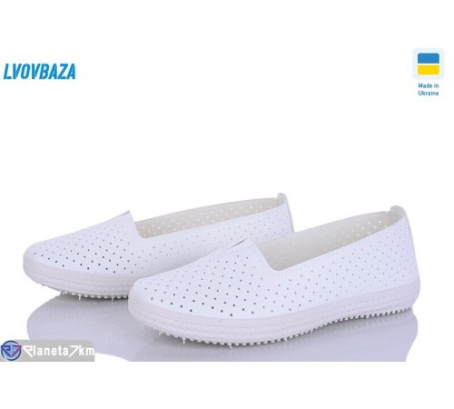 Балетки жіночі на літо (8 пар р.37-42) білий  "LEOBAZA"