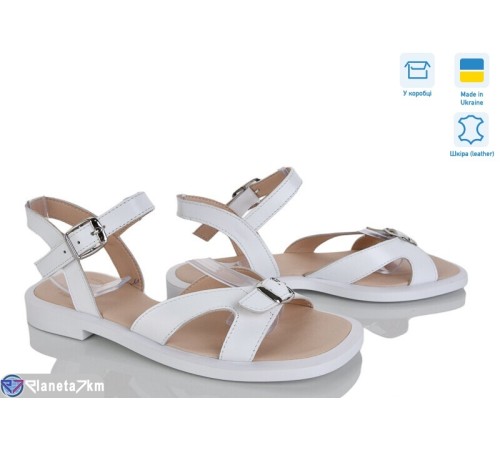 Босоніжки жіночі на літо (6 пар р.36-40) білий  "Linda"