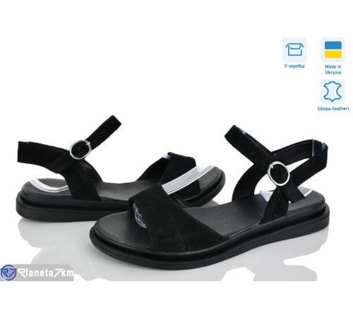 Босоніжки жіночі на літо (6 пар р.36-40) чорний  "Linda"