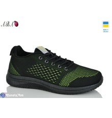 Кросівки чоловічі на весну/осінь (8 пар р.40-45) чорний  "Aba"