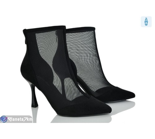 Черевики жіночі на літо (6 пар р.36-41) чорний  "LOREDANA"