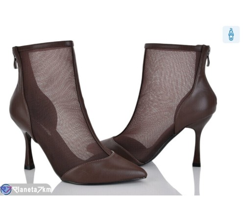 Черевики жіночі на літо (6 пар р.36-41) коричневий  "LOREDANA"