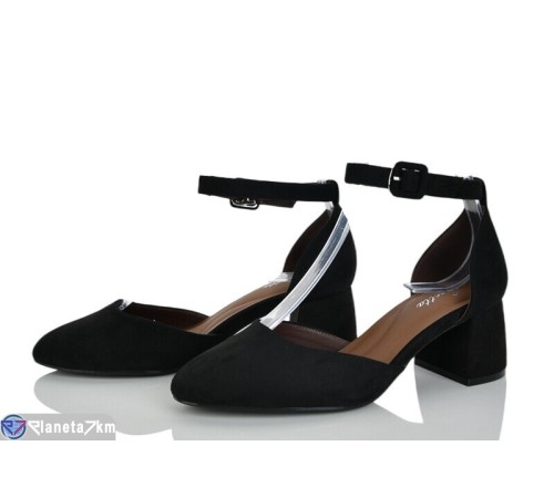 Туфлі жіночі на літо (6 пар р.36-41) чорний  "LOREDANA"