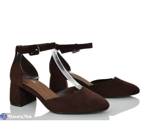 Туфлі жіночі на літо (6 пар р.36-41) коричневий  "LOREDANA"