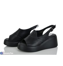 Босоніжки жіночі на літо (8 пар р.36-41) чорний  "LOREDANA"