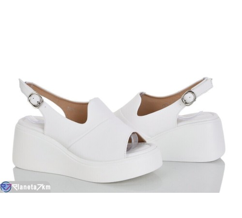 Босоніжки жіночі на літо (8 пар р.36-41) білий  "LOREDANA"