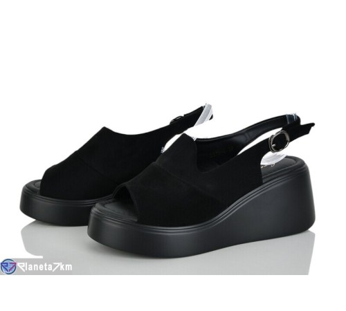 Босоніжки жіночі на літо (8 пар р.36-41) чорний  "LOREDANA"