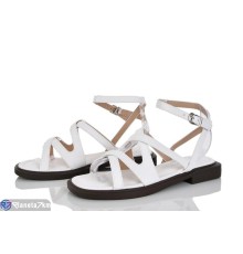 Босоніжки жіночі на літо (8 пар р.36-41) білий  "LOREDANA"