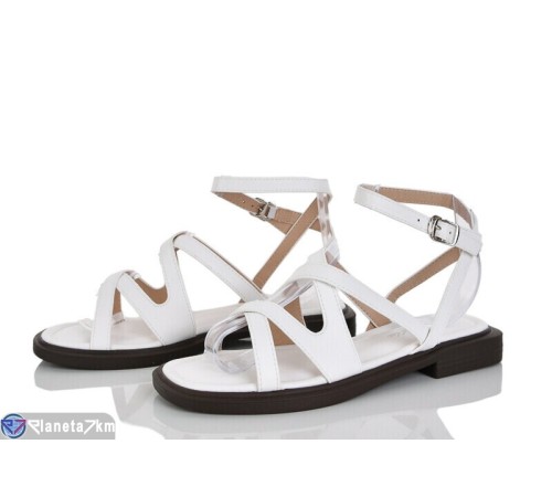 Босоніжки жіночі на літо (8 пар р.36-41) білий  "LOREDANA"