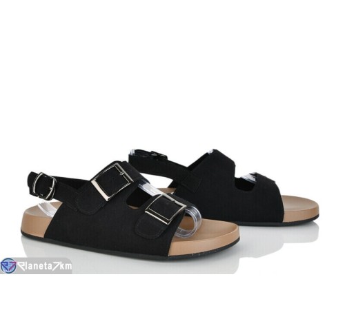 Босоніжки жіночі на літо (8 пар р.36-41) чорний  "LOREDANA"