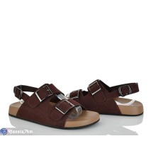 Босоніжки жіночі на літо (8 пар р.36-41) коричневий  "LOREDANA"