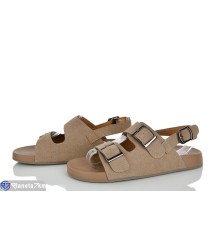 Босоніжки жіночі на літо (8 пар р.36-41) коричневий  "LOREDANA"