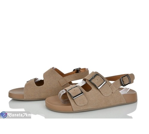 Босоніжки жіночі на літо (8 пар р.36-41) коричневий  "LOREDANA"