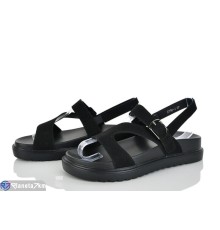 Босоніжки жіночі на літо (8 пар р.36-41) чорний  "LOREDANA"