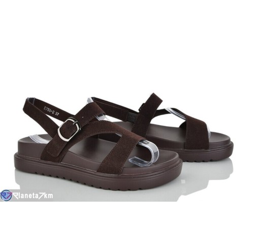Босоніжки жіночі на літо (8 пар р.36-41) коричневий  "LOREDANA"