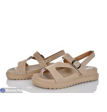 Босоніжки жіночі на літо (8 пар р.36-41) бежевий  "LOREDANA"