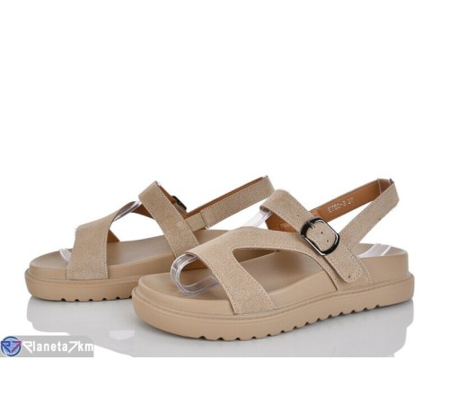 Босоніжки жіночі на літо (8 пар р.36-41) бежевий  "LOREDANA"