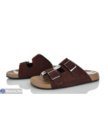 Шлепки жіночі на літо (8 пар р.36-41) коричневий  "LOREDANA"