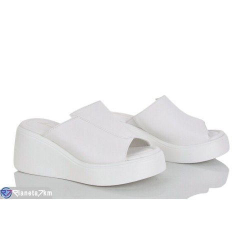Шлепки жіночі на літо (8 пар р.36-41) білий  "LOREDANA"