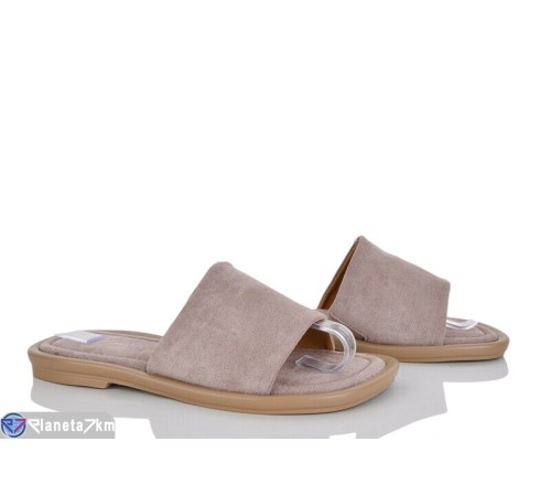 Шлепки жіночі на літо (8 пар р.36-41) бежевий  "LOREDANA"