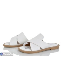 Шлепки жіночі на літо (8 пар р.36-41) білий  "LOREDANA"