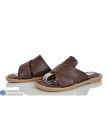 Шлепки жіночі на літо (8 пар р.36-41) коричневий  "LOREDANA"