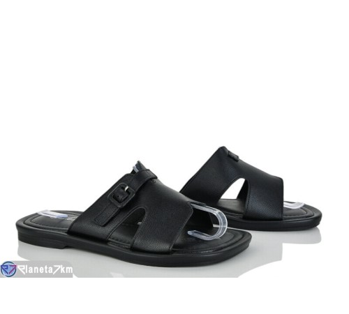 Шлепки жіночі на літо (8 пар р.36-41) чорний  "LOREDANA"