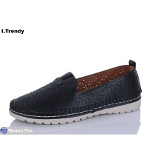 Туфлі жіночі на літо (8 пар р.37-42) чорний  "Trendy"