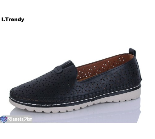 Туфлі жіночі на літо (8 пар р.37-42) чорний  "Trendy"