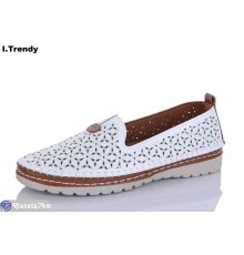 Туфлі жіночі на літо (8 пар р.37-42) білий  "Trendy"