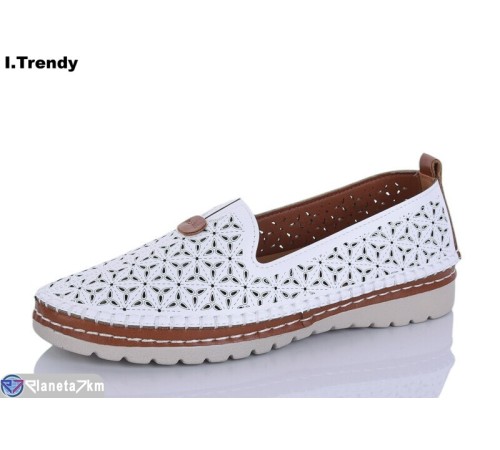 Туфлі жіночі на літо (8 пар р.37-42) білий  "Trendy"