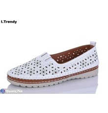 Туфлі жіночі на літо (8 пар р.37-42) білий  "Trendy"