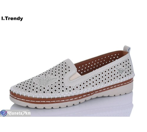 Туфлі жіночі на літо (8 пар р.37-42) бежевий  "Trendy"