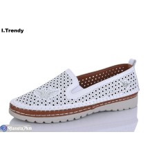 Туфлі жіночі на літо (8 пар р.37-42) білий  "Trendy"