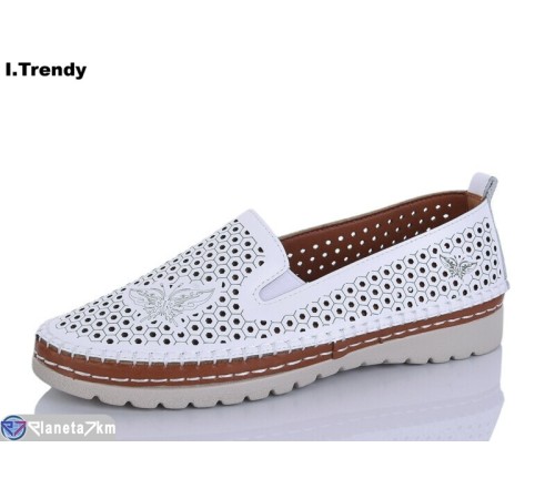 Туфлі жіночі на літо (8 пар р.37-42) білий  "Trendy"