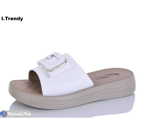 Шлепки жіночі на літо (8 пар р.36-41) білий  "Trendy"