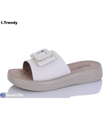 Шлепки жіночі на літо (8 пар р.36-41) білий  "Trendy"