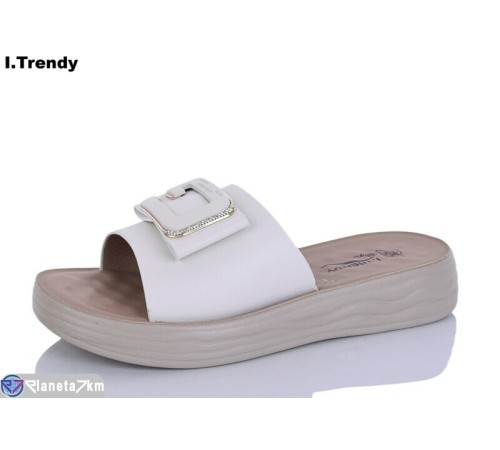Шлепки жіночі на літо (8 пар р.36-41) білий  "Trendy"