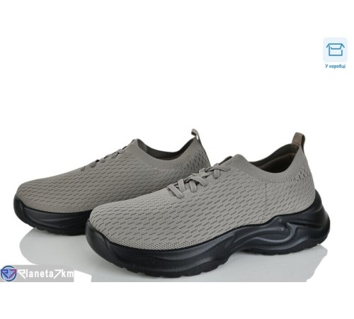 Кросівки чоловічі на літо (8 пар р.40-45) сірий  "KULIBABA"