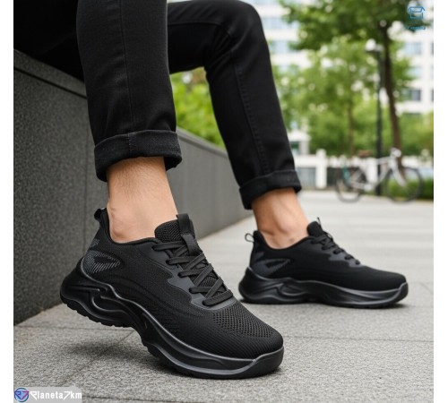 Кросівки чоловічі на літо (8 пар р.40-45) чорний  "KULIBABA"