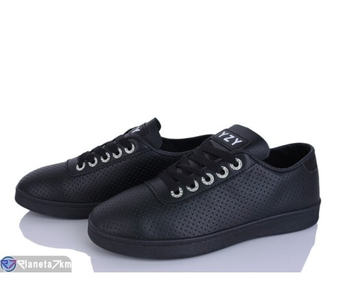 Кросівки жіночі на літо (8 пар р.36-42) чорний  "IZY"