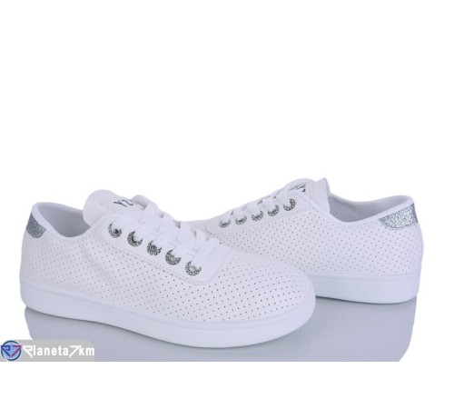 Кросівки жіночі на літо (8 пар р.36-42) білий  "IZY"