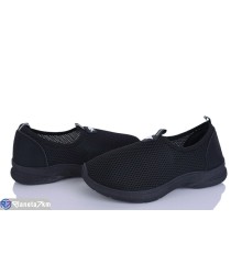 Кросівки жіночі на літо (8 пар р.36-41) чорний  "IZY"