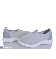 Кросівки жіночі на літо (8 пар р.36-41) сірий  "IZY"