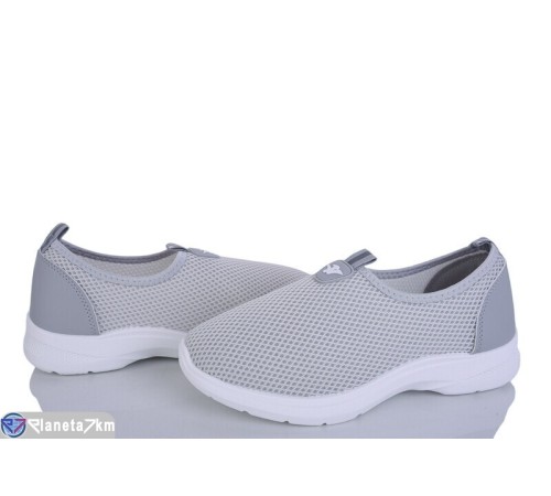 Кросівки жіночі на літо (8 пар р.36-41) сірий  "IZY"