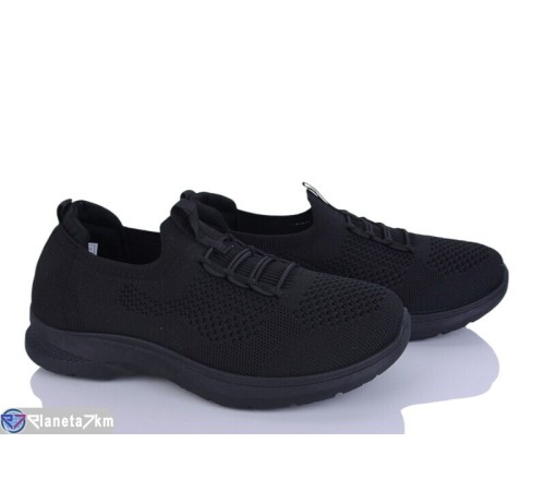 Кросівки жіночі на літо (8 пар р.36-41) чорний  "IZY"