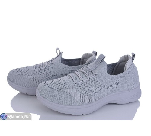 Кросівки жіночі на літо (8 пар р.36-41) сірий  "IZY"