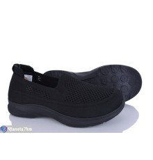 Кросівки жіночі на літо (8 пар р.36-41) чорний  "IZY"